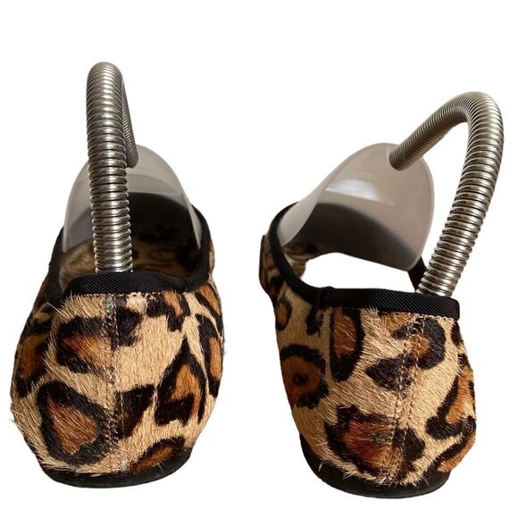 Sam Edelman Fritz Full Calf Hair Hide Leopard Print Ballet Flats Size 7 - Picture 9 of 9